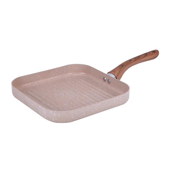 MARBLE COATING GRILL PAN 24CM